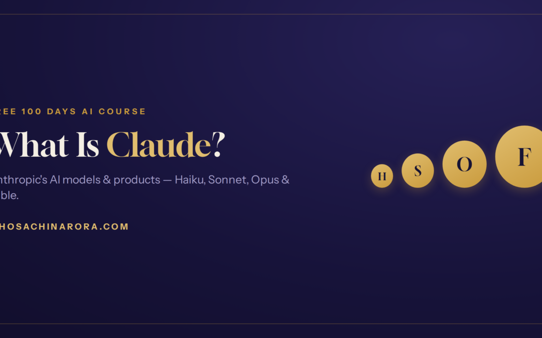 What Is Claude? Anthropic’s AI Models & Products — Explained Simply