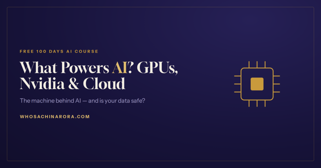 What powers AI — GPUs, Nvidia and the cloud